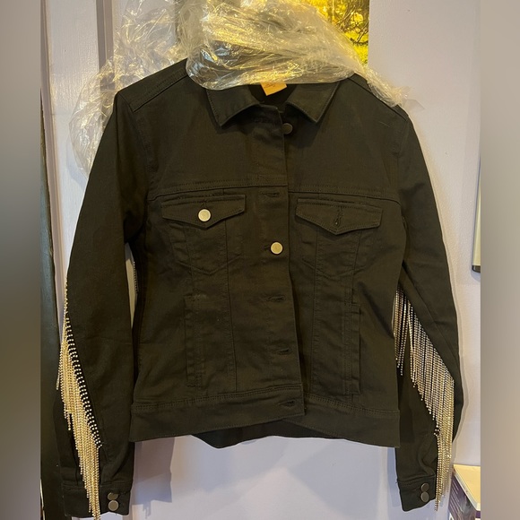 Western Denim Fringe Jacket - Picture 1 of 3